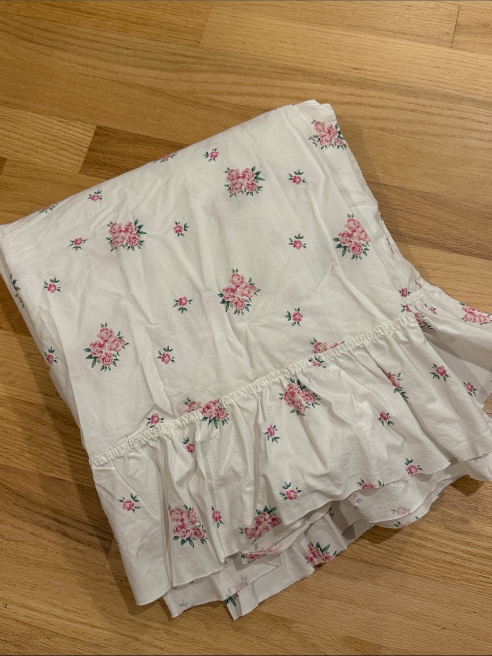 LoveShackFancy Antoinette Ruffle  Flat Full size Sheet